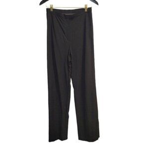Lafayette 148 | Wool High Rise Straight Leg Trouser Pants Black
